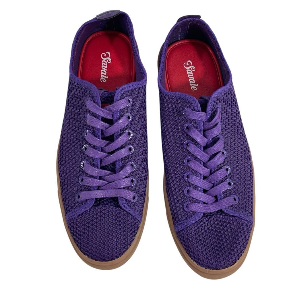 Savale Seika Purple Gum Mesh Sneaker Shoes Size US 9 EU 43 - Picture 4 of 11